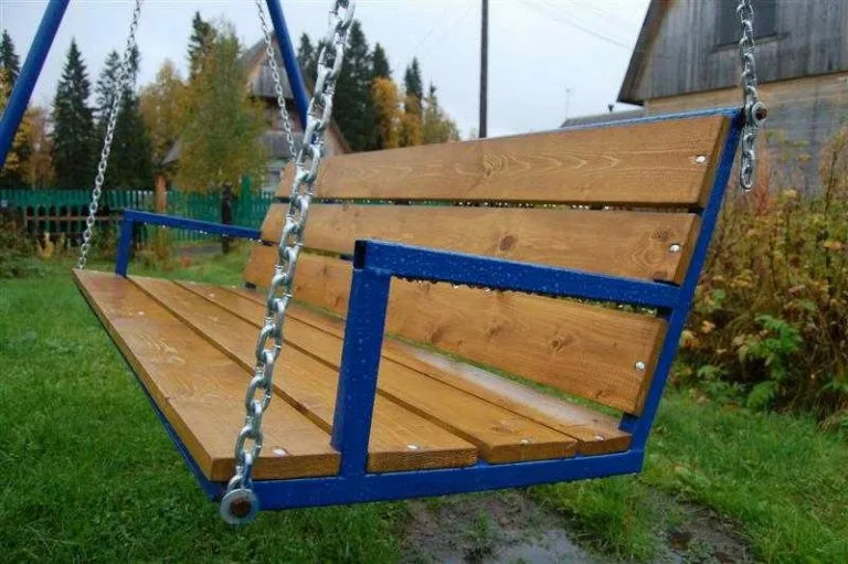 Садовые качели из профильнои трубы- чертежи и пошаговая инструкция 5.jpg качели из профильной трубы